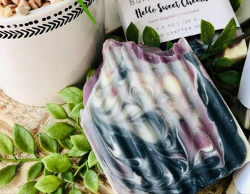 Sweet Raspberry Coconut Handcrafted Soap