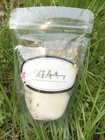 Lavender & Chamomile Herbal Bath Salt w/Magnesium