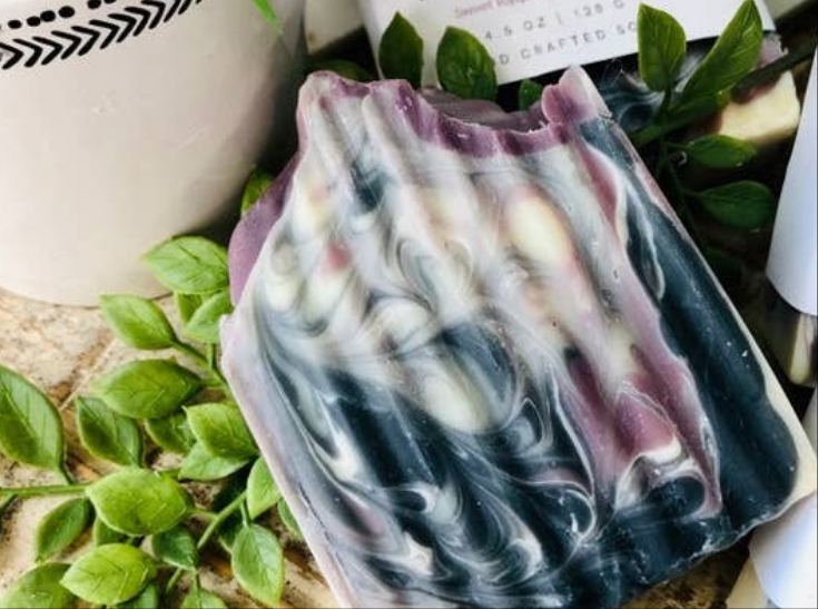 Sweet Raspberry Coconut Handcrafted Soap