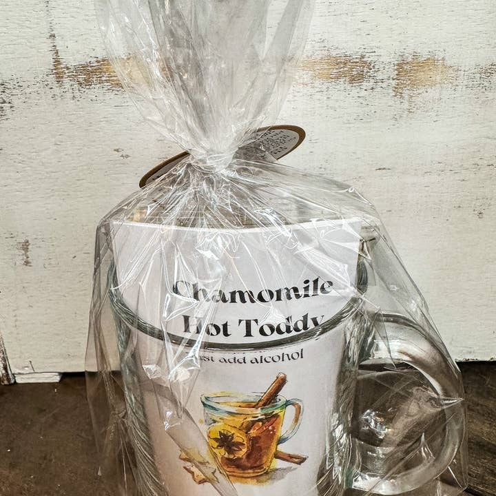 Chamomile Hot Toddy Gift Set – Organic Herbal Tea & Mug Set​