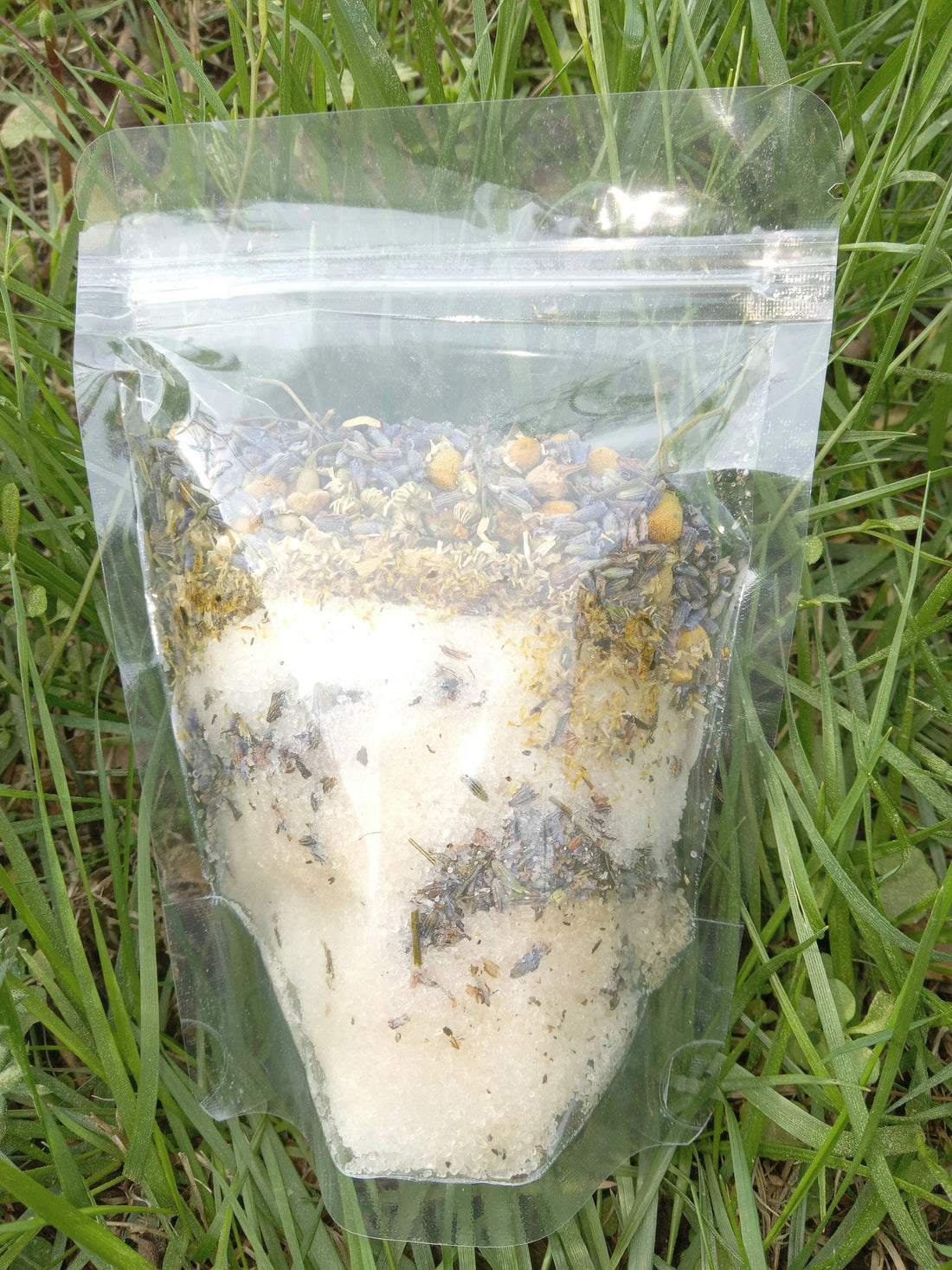Lavender & Chamomile Herbal Bath Salt w/Magnesium